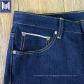 Low MOQ Custom Raw Selvedge Jeans Jeans